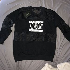 PARENTAL ADVISORY SWEATER