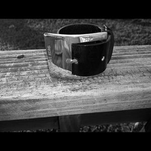 Michael Kors up cycled buckle bracelet