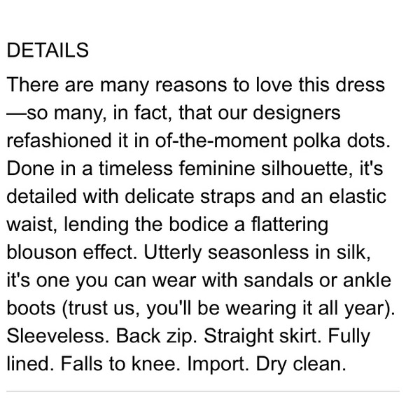 🚫BUNDLED🚫JCrew Blouson Dress in Polka Dot - Picture 3 of 3