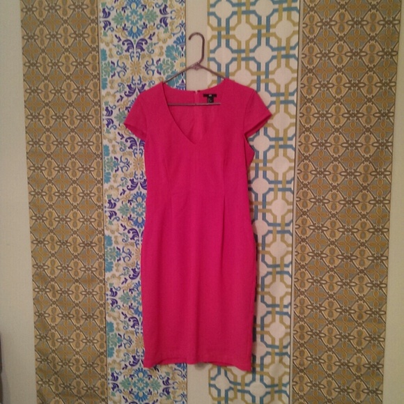 Bright pink dress