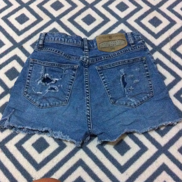 High waisted jean shorts - Picture 2 of 2