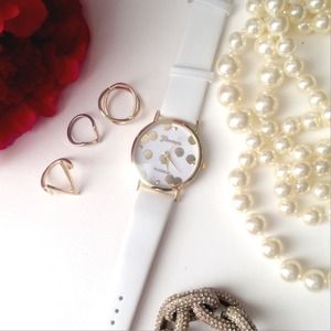 White & Gold Watch