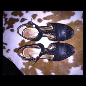 Cynthia Vincent platform wedge heels