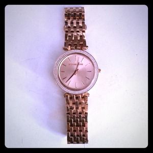 Michael Kors rose gold watch