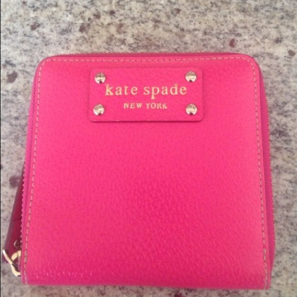 Pink Leather Kate Spade Wallet