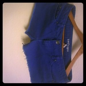 Royal blue shorts
