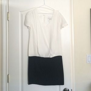 Sandro Black and White Dress