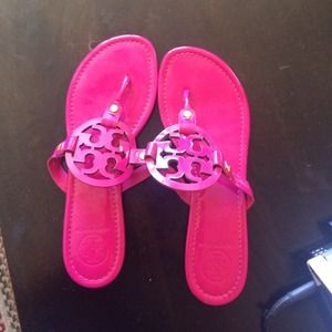 Tori Burch Pink Sandals