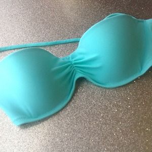 Victoria's Secret push up bandeau swim top 32b