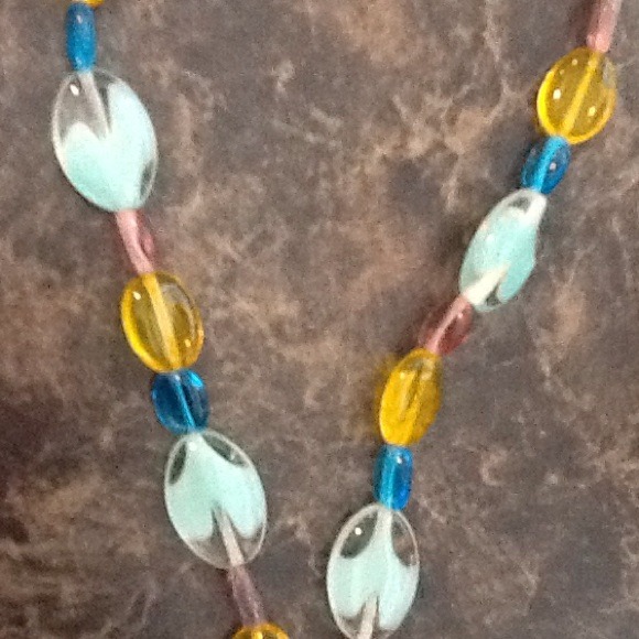 Multi Colored 3 PC Hand Crafted Stone Set - Picture 3 of 3