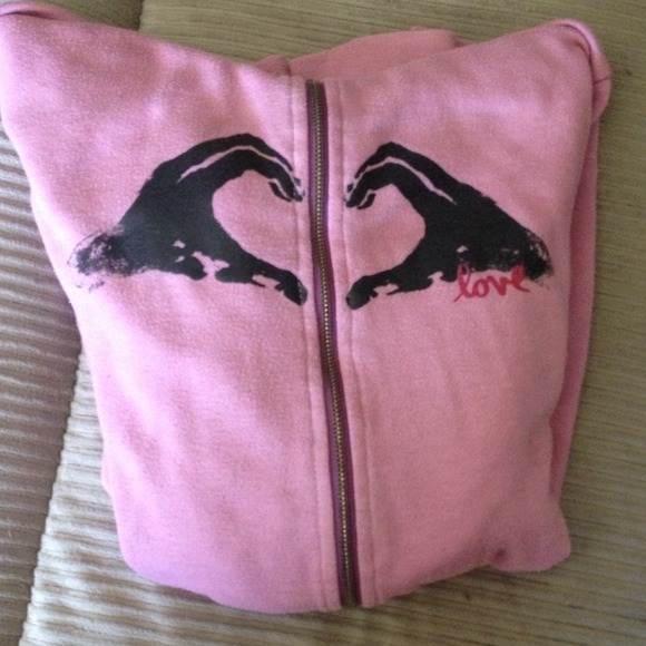 ROXY pink zip up jacket