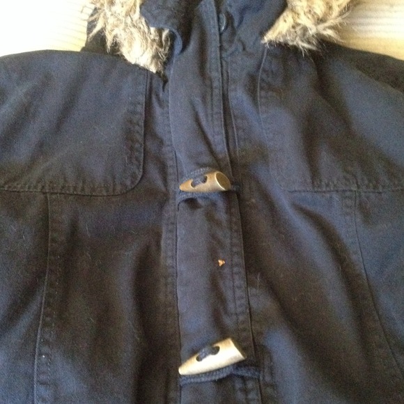 Navy blue super warm jacket - Picture 2 of 4