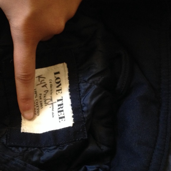 Navy blue super warm jacket - Picture 3 of 4