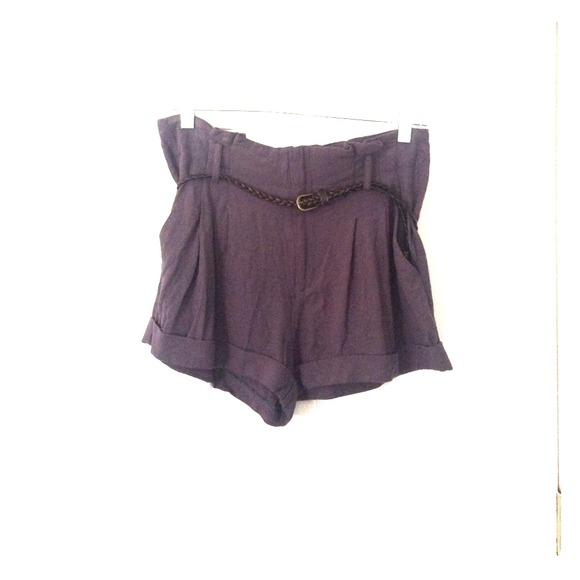 Sparkle & fade paper bag shorts