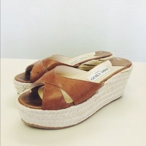 Jimmy Choo Wedge Sandals Mules Jimmy Choo Wedge Sandals Mules