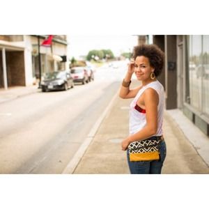 Black & White Hip Bag