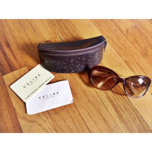 Vintage CELINE Sunglasses with Case and Card!😎😎