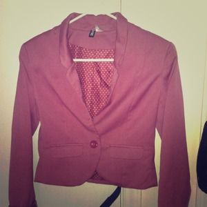 H&M pink blazer