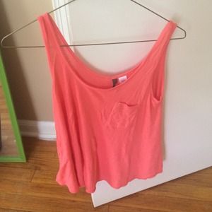 Adorable hot pink flowy tank!
