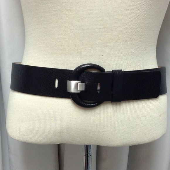 Banana Republic Wide Black Leather Belt