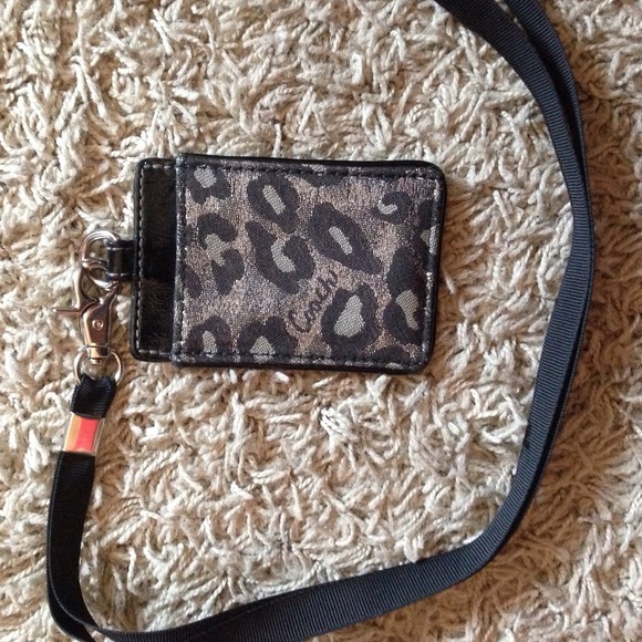 Coach ID lanyard