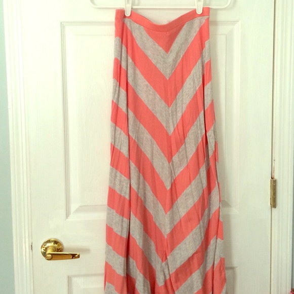 Lauren Conrad chevron maxi skirt