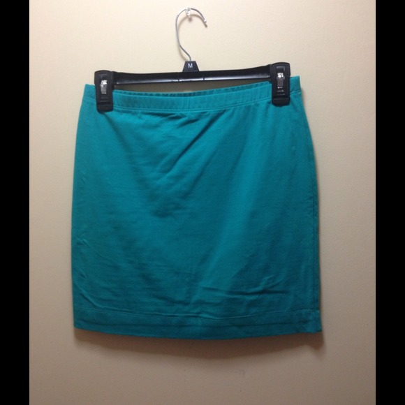 Teal skirt