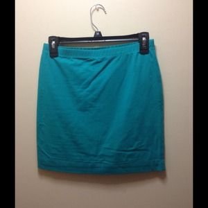 Teal skirt