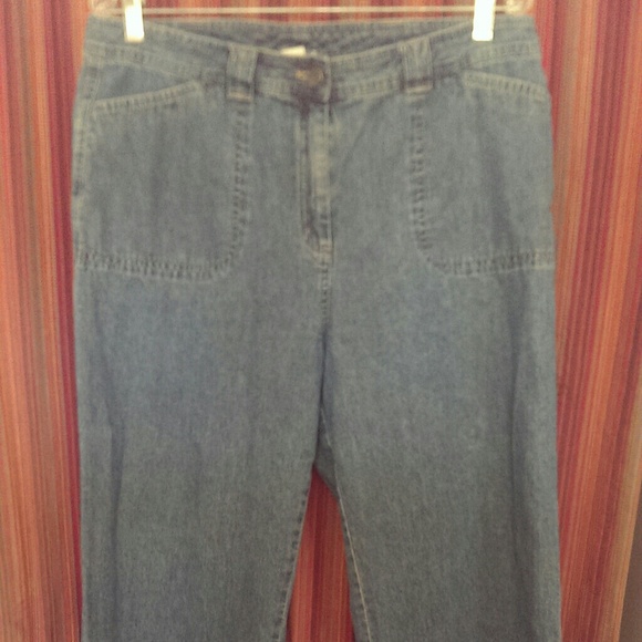 Denim cotton pants