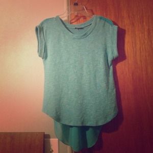 Aqua blouse