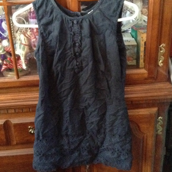 Cute navy dress shirt