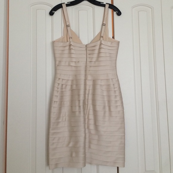 BCBG Off white sexy bandage dress, prom - Picture 3 of 4