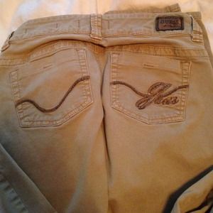 Guess tan jeans