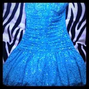 Betsey Johnson Blue Formal Dress