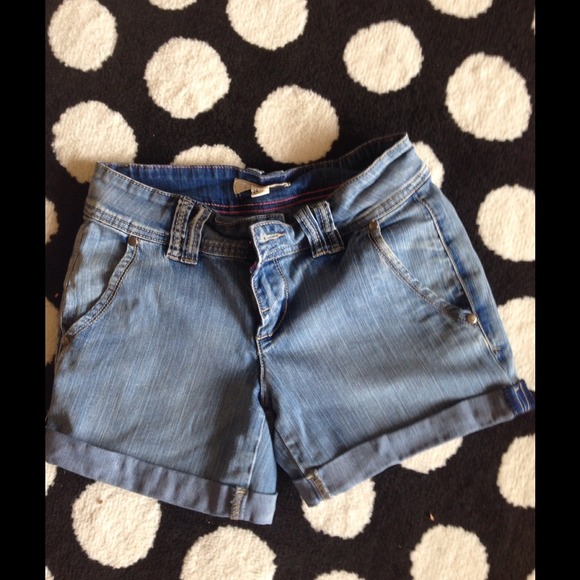 Denim shorts