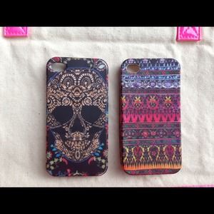 2 EUC FREE PEOPLE IPHONE 4/4s CASES.
