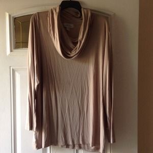 A cream color turtle neck size 2X