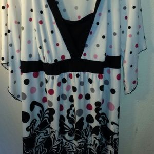 Polka dot blouse