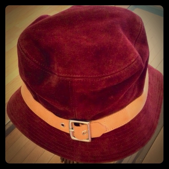 Coach Outerwear - Coach Leather Bucket Hat