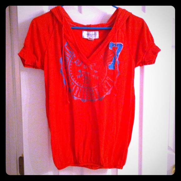 American eagle hooded shirt