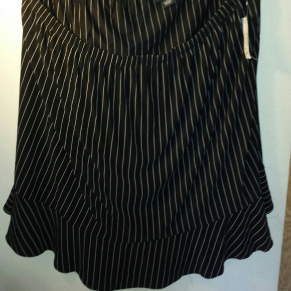 Pinstripe skirt