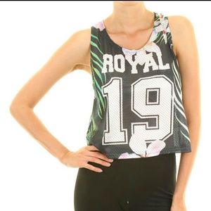 Royal Crop Top