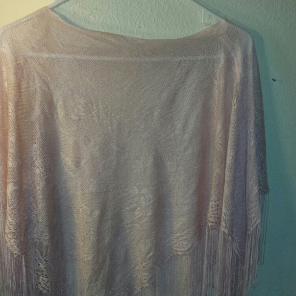Light pink  poncho