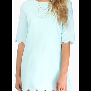 NEVER WORN Mint scallop dress! 👗