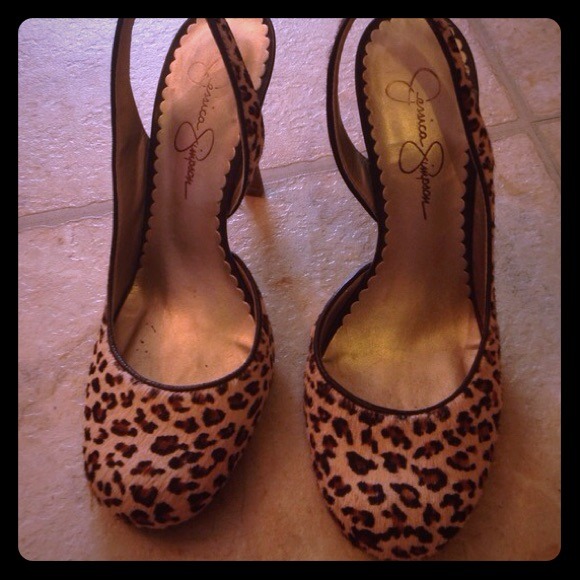 Jessica Simpson Shoes - LEOPARD calf hair Pump