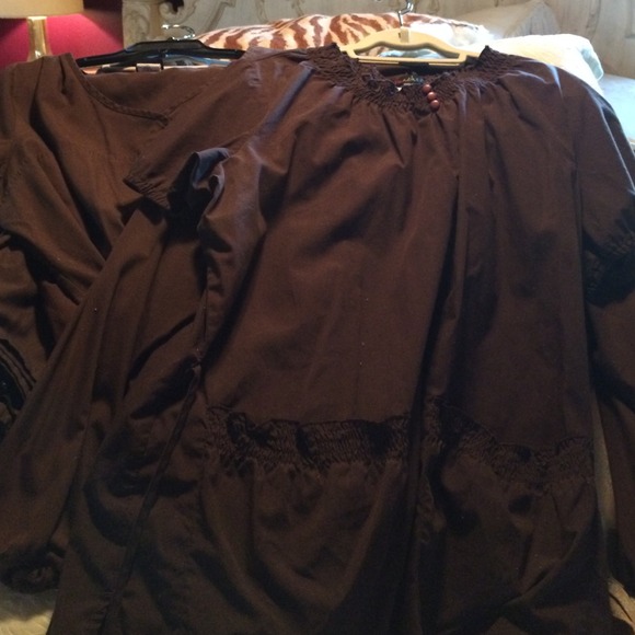 Cherokee scrubs size 2X brown