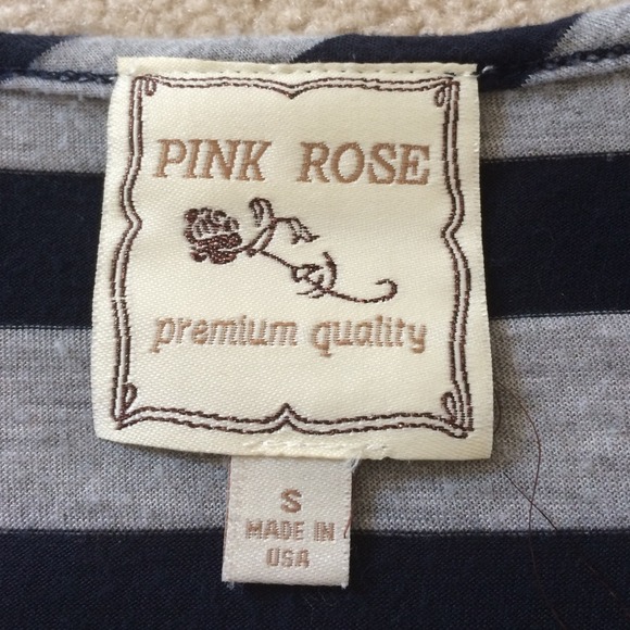 Striped top with lace detail - Picture 2 of 4