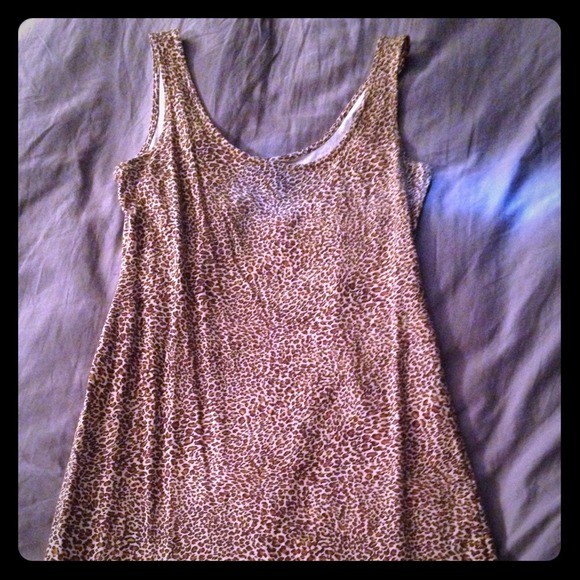 Leopard Print Cotton Dress