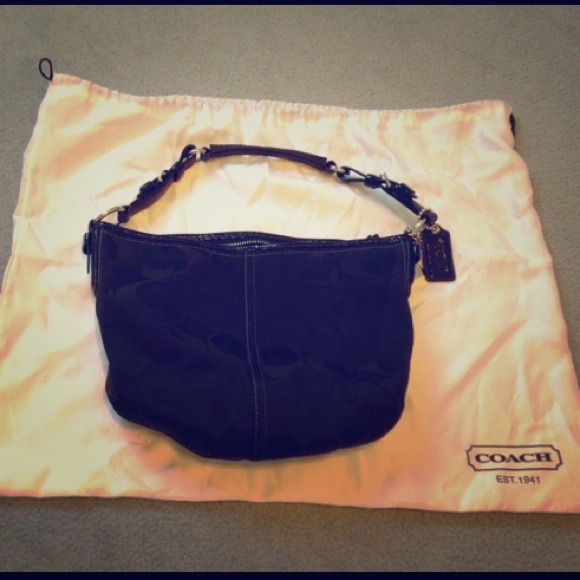 Coach Black medium size purse
