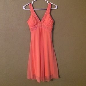Sherbet semi formal dress